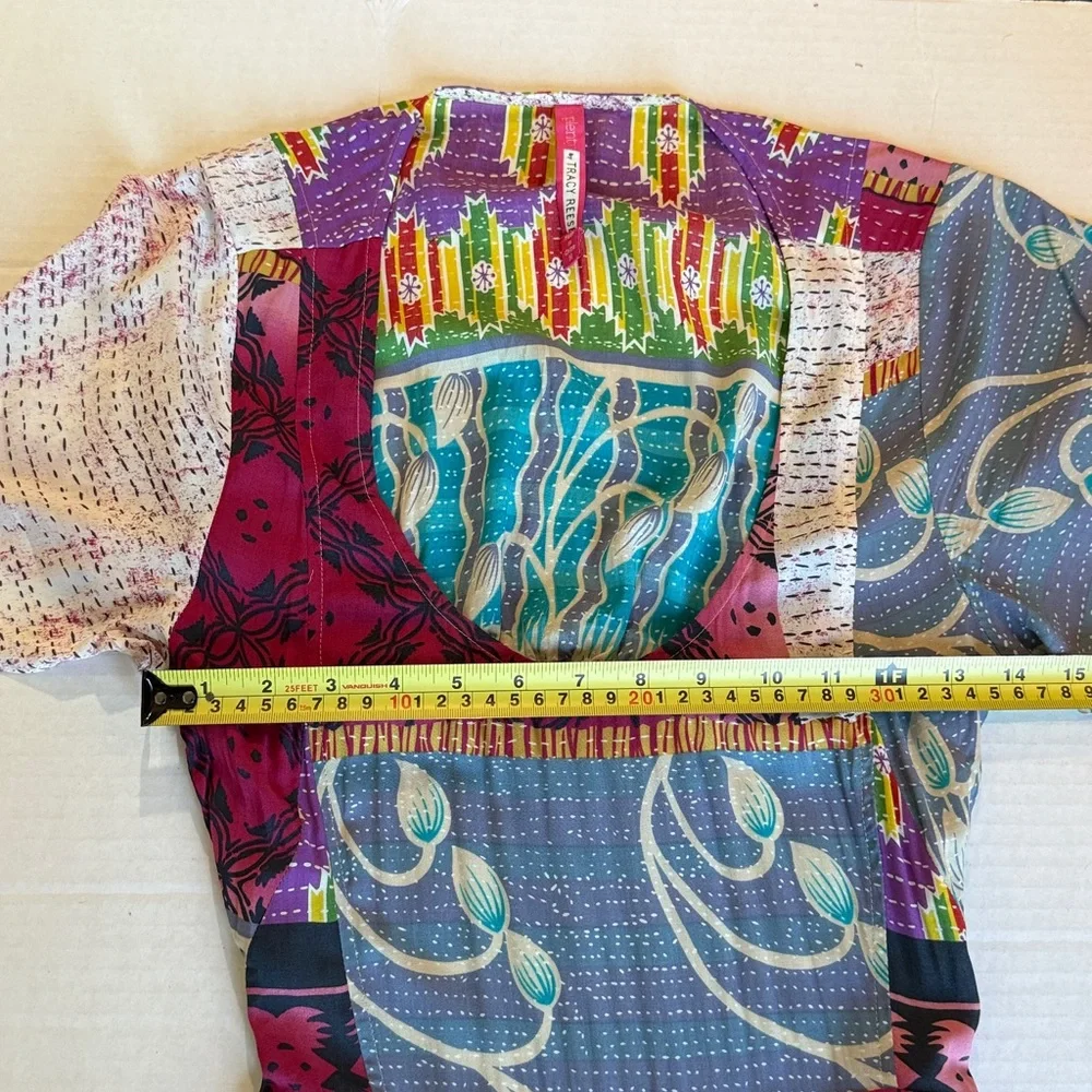 PLENTY BY TRACY REESE Anthropologie Kantha Patchwork Dress Size Medium - Picture 13 of 16